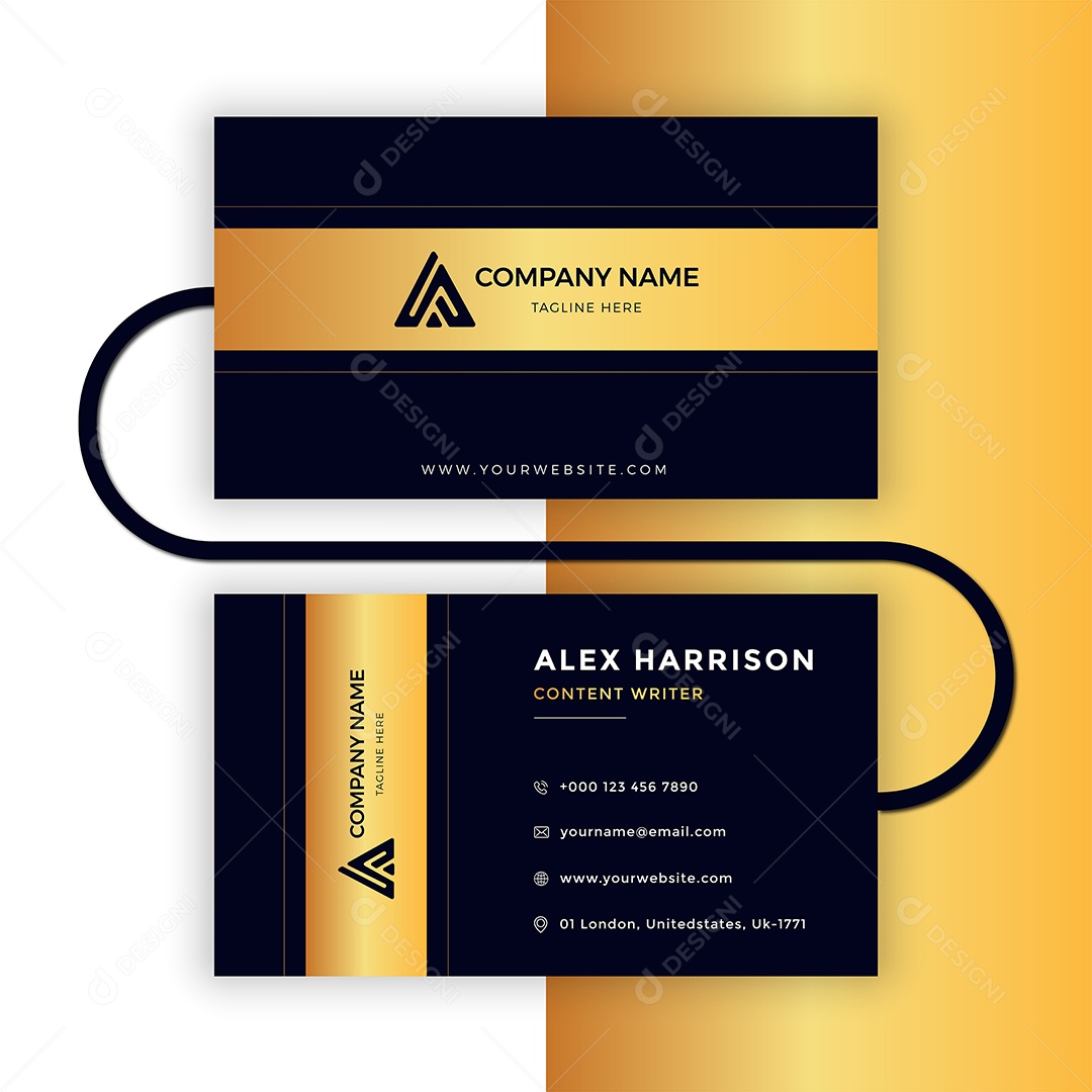 Modelo de Cartão de Visita EPS Editável