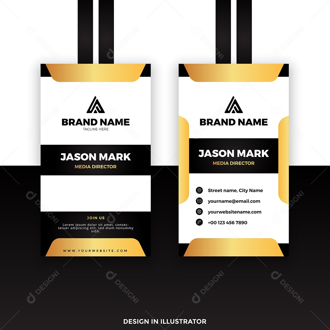 Modelo de Cartão de Visita EPS Editável