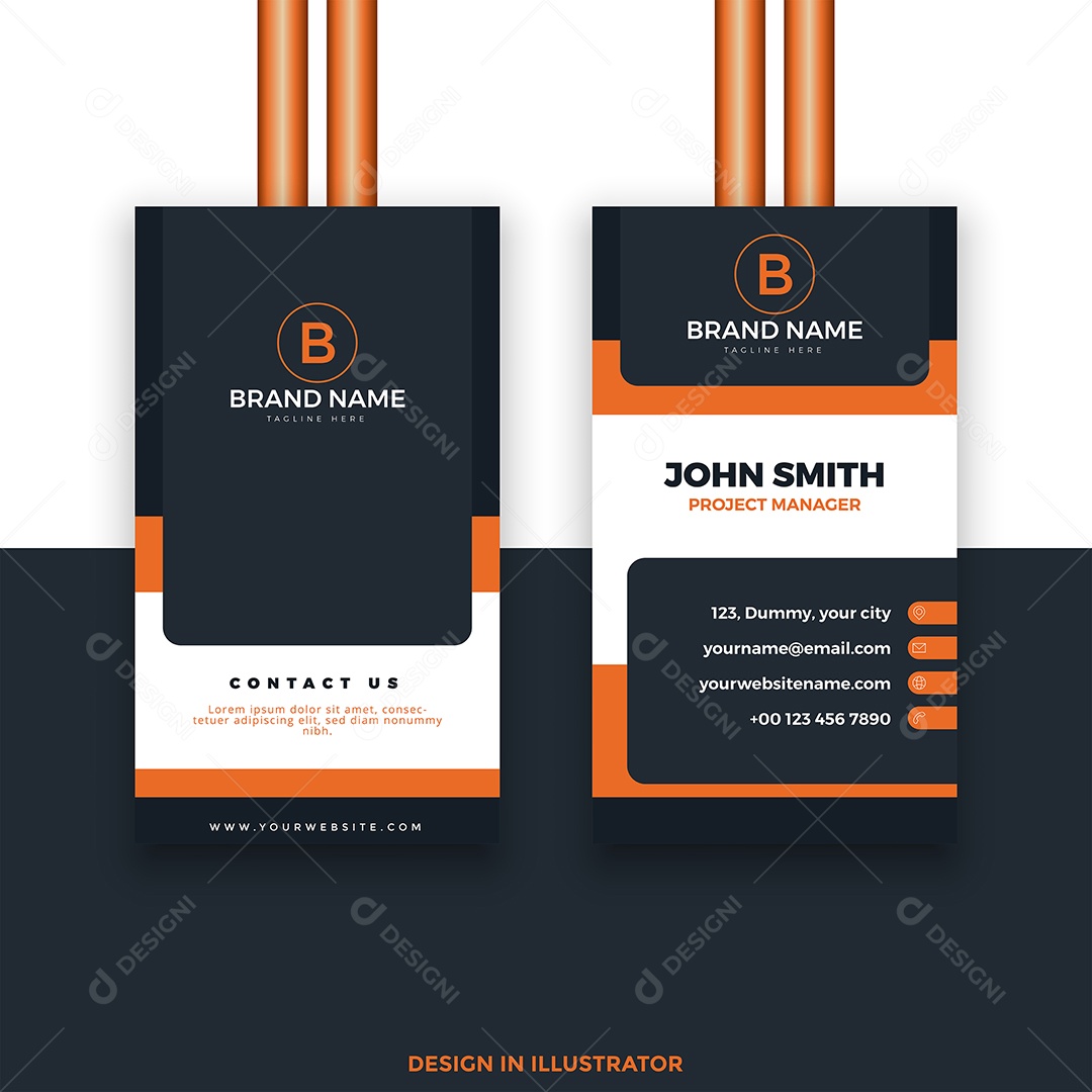 Modelo de Cartão de Visita EPS Editável