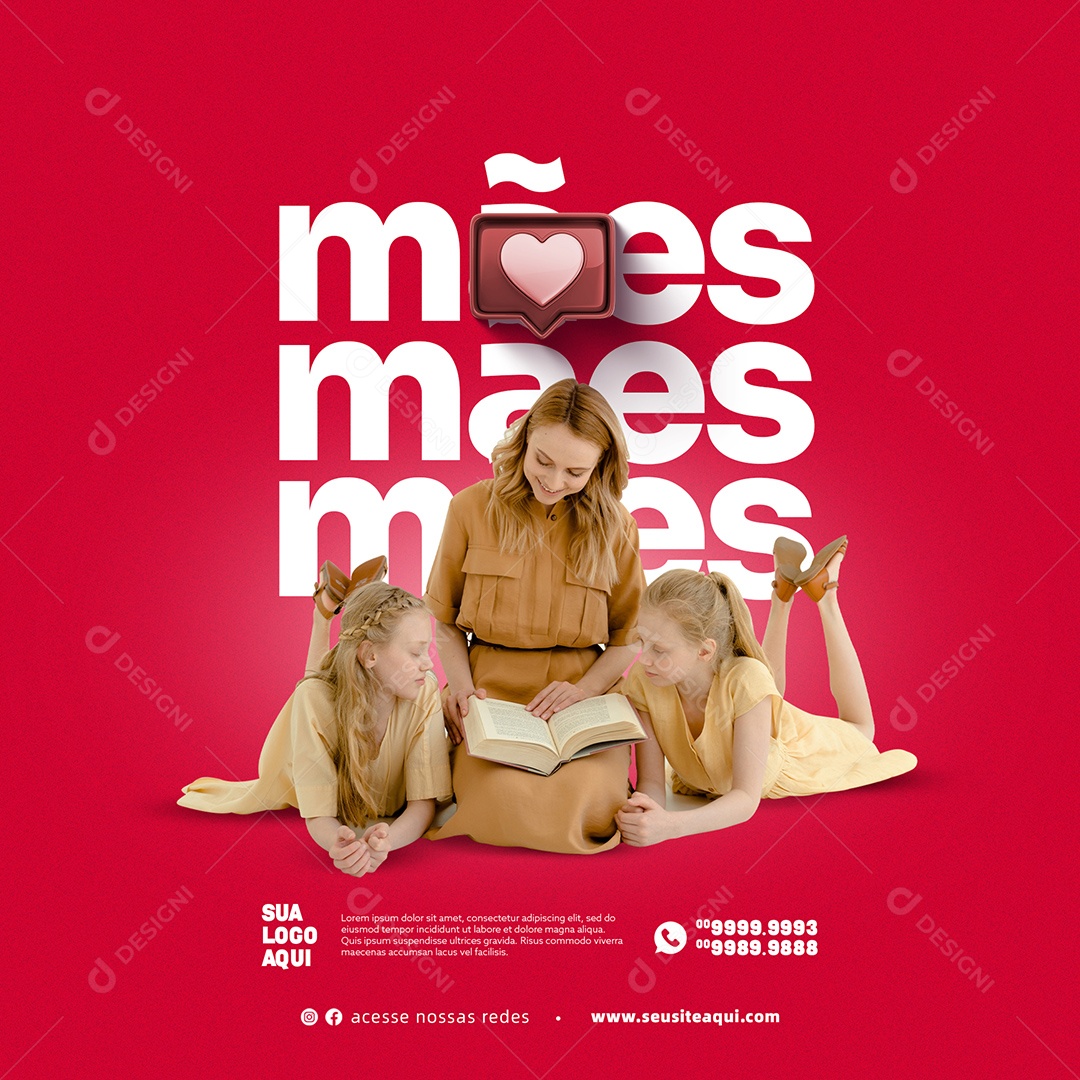 Dia Das Mães 14 de Maio Social Media PSD Editável