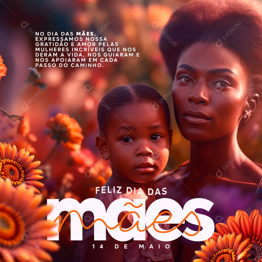 No Dia Das Mães Expressamos Nossa Gratidão E Amor Social Media PSD Editável