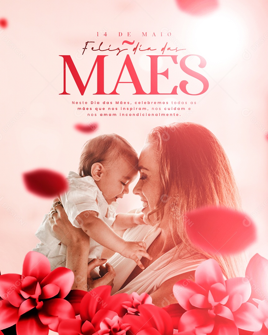 Celebremos Todas as Mães Que Nos Inspiram Feliz Dia Das Mães Social Media PSD Editável