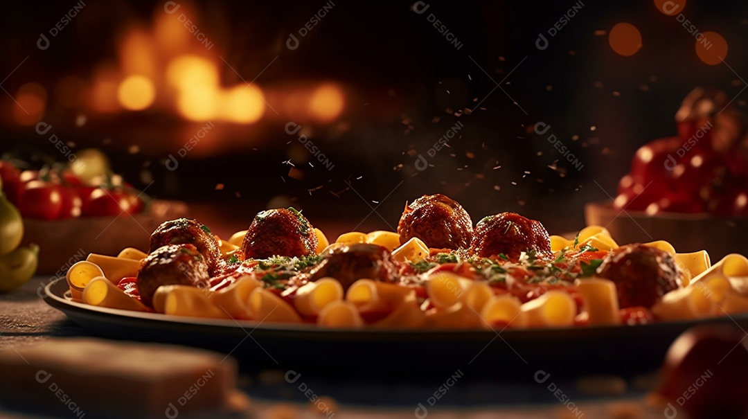 Prato de comida sobre uma mesa de restaurante