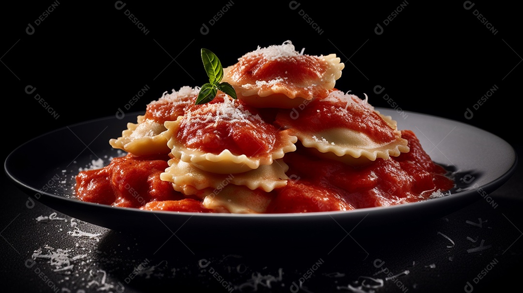 Prato de comida sobre uma mesa de restaurante