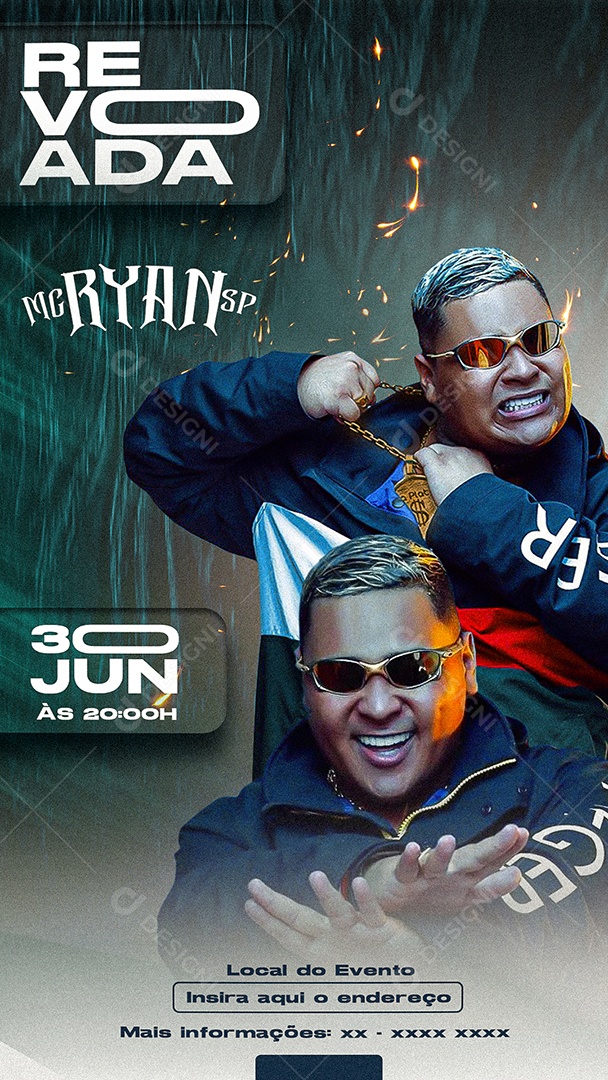 Story Flyer Mc Ryan Sp Revoada Social Media PSD Editável