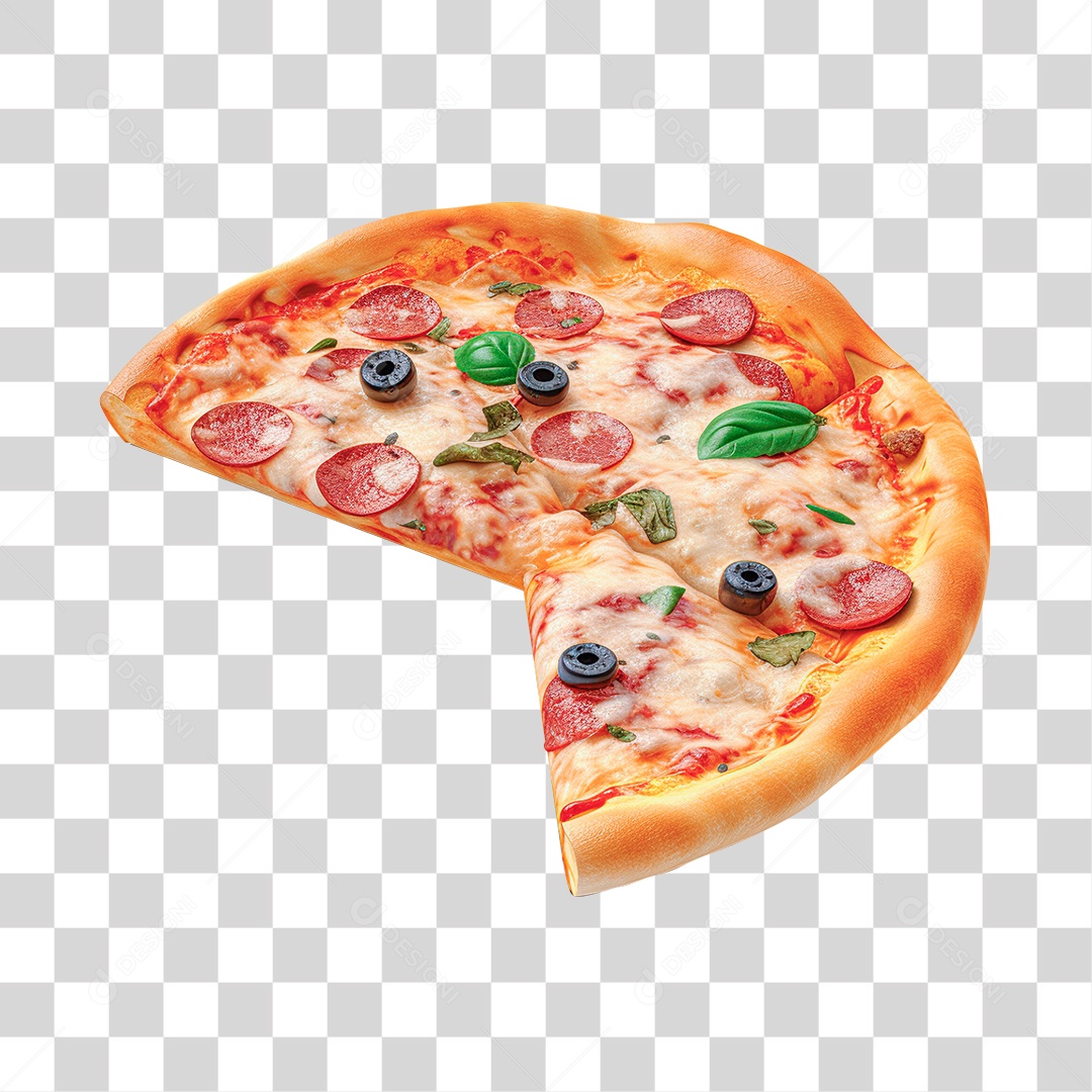 Pizza Brasileira PNG Transparente Sem Fundo