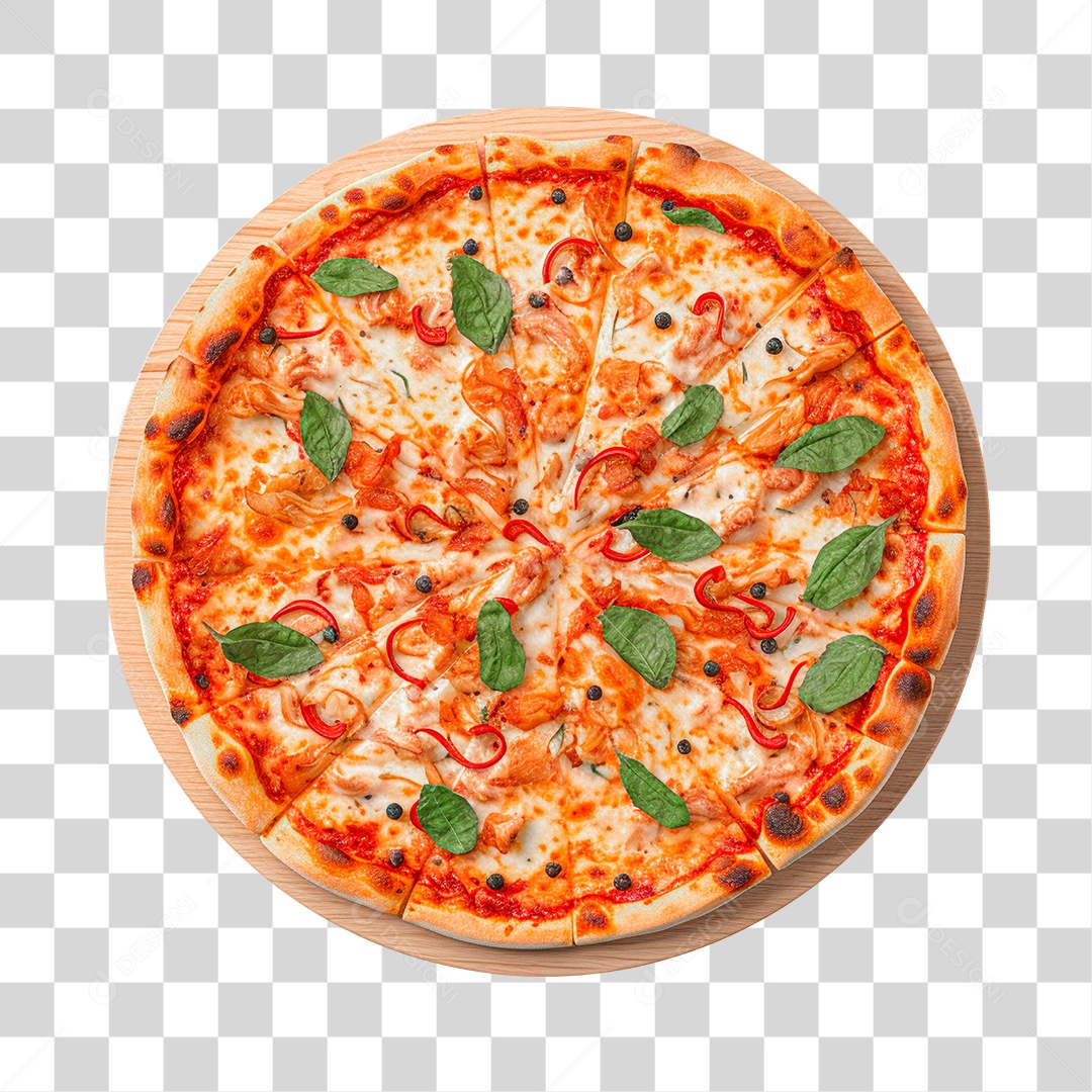 Pizza Brasileira PNG Transparente Sem Fundo