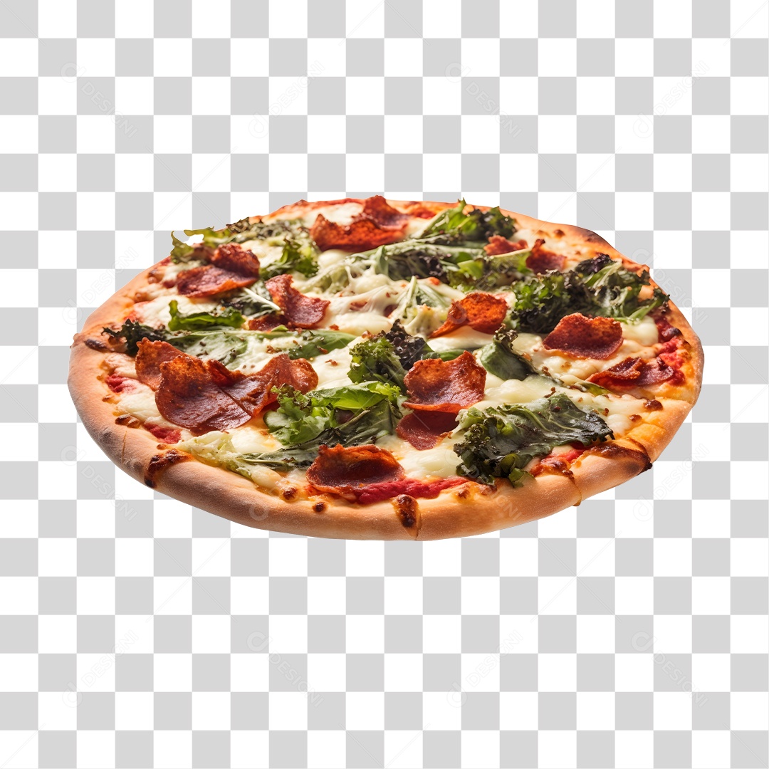 Deliciosa Pizza Tabua De Madeira PNG Transparente