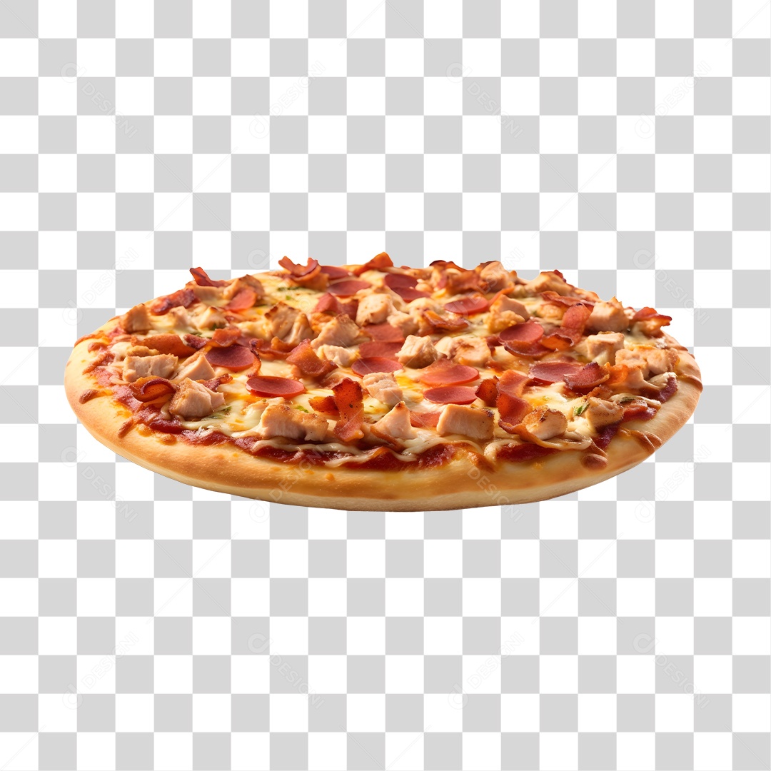 Deliciosa Pizza Tabua De Madeira PNG Transparente