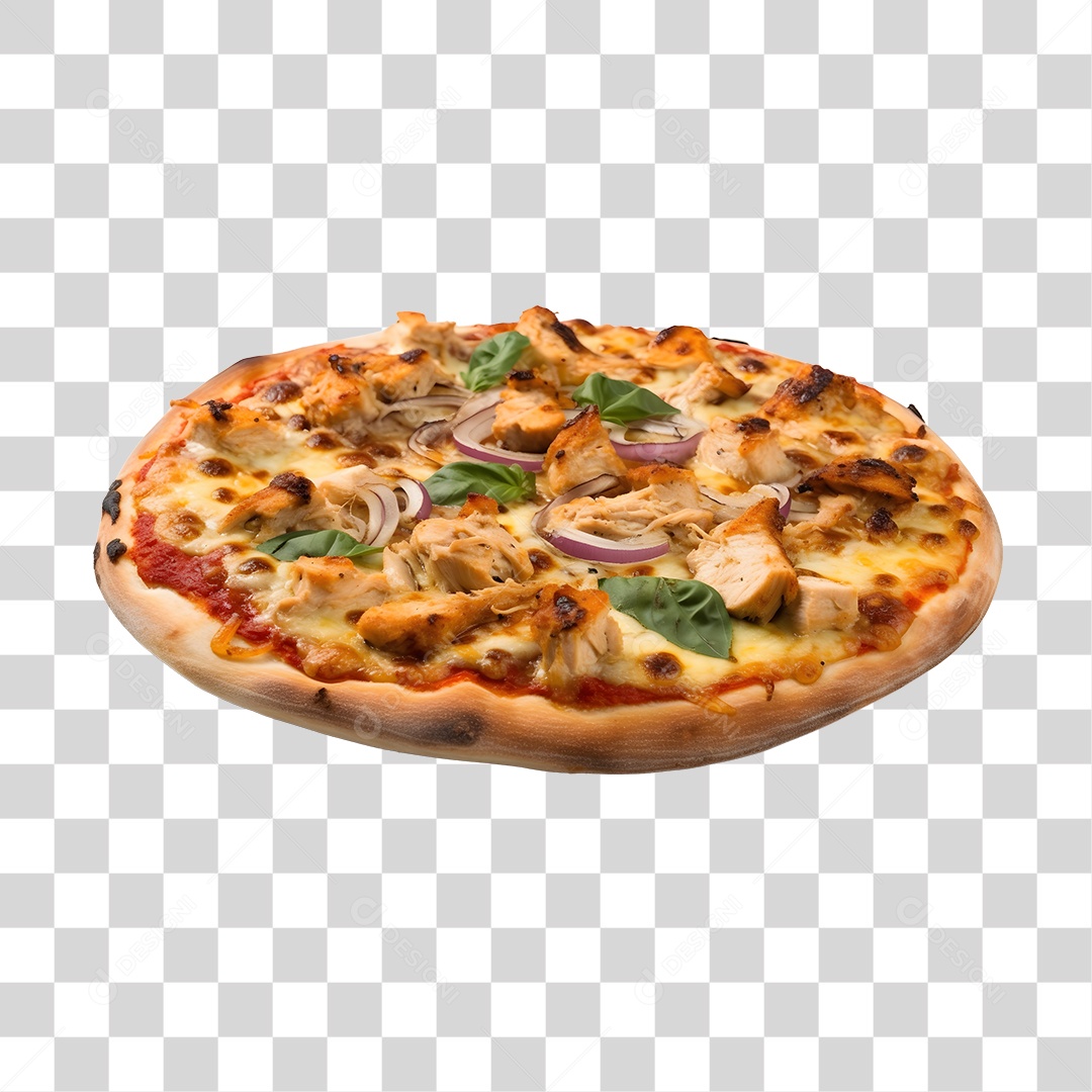 Deliciosa Pizza Tabua De Madeira PNG Transparente
