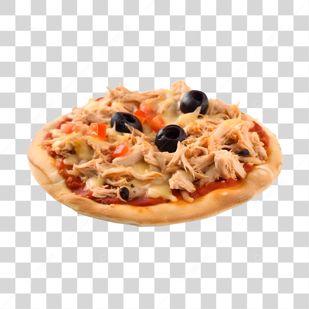Deliciosa Pizza Tabua De Madeira PNG Transparente