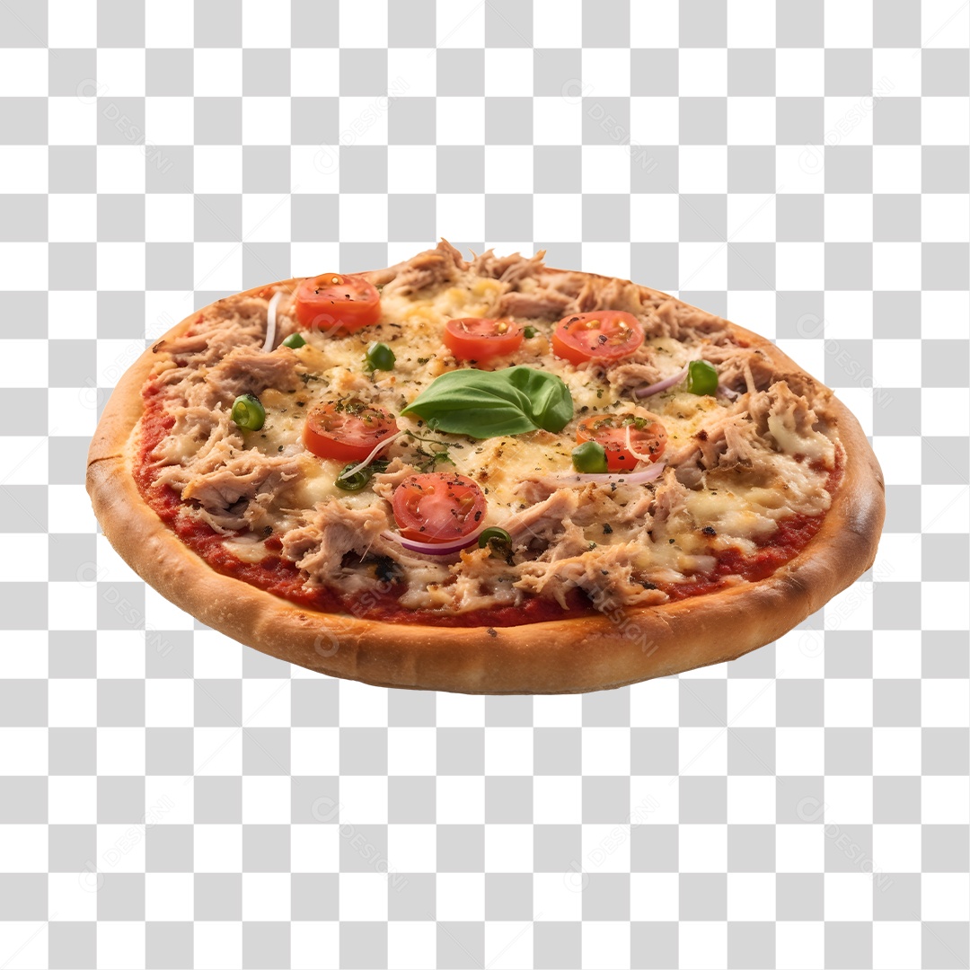 Deliciosa Pizza Tabua De Madeira PNG Transparente