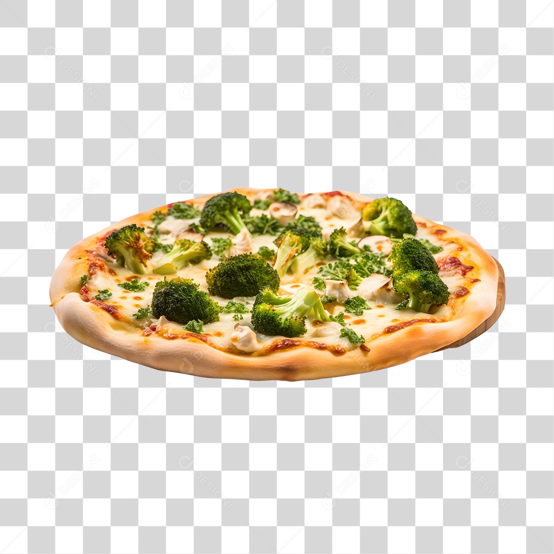 Deliciosa Pizza Tabua De Madeira PNG Transparente