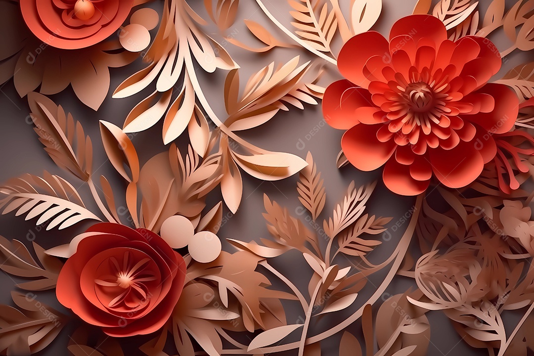 Design de ilustração floral de luxo. fundo do papel de parede.