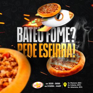 Bateu Fome Pede Esfirra Social Media PSD Editável