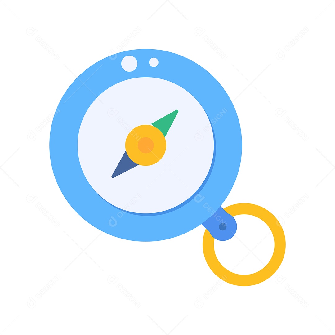 Ilustração de Bússola Vetor EPS Editável