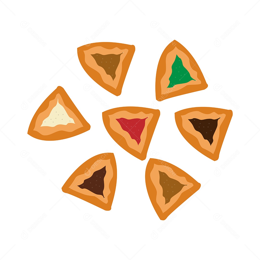 Vetores de Purim EPS Editável