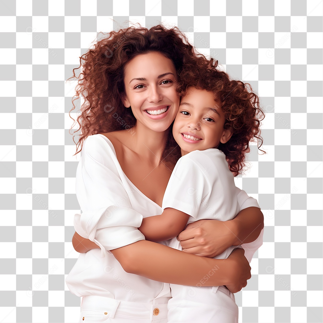 Mulher Ruiva Sorrindo Dia Das Mães PNG Transparente