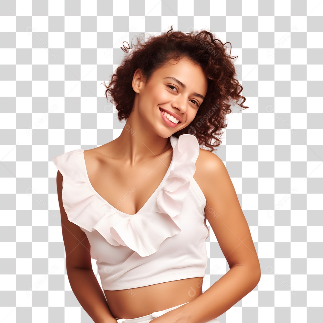 Mulher Sorrindo Dia Das Mães PNG Transparente