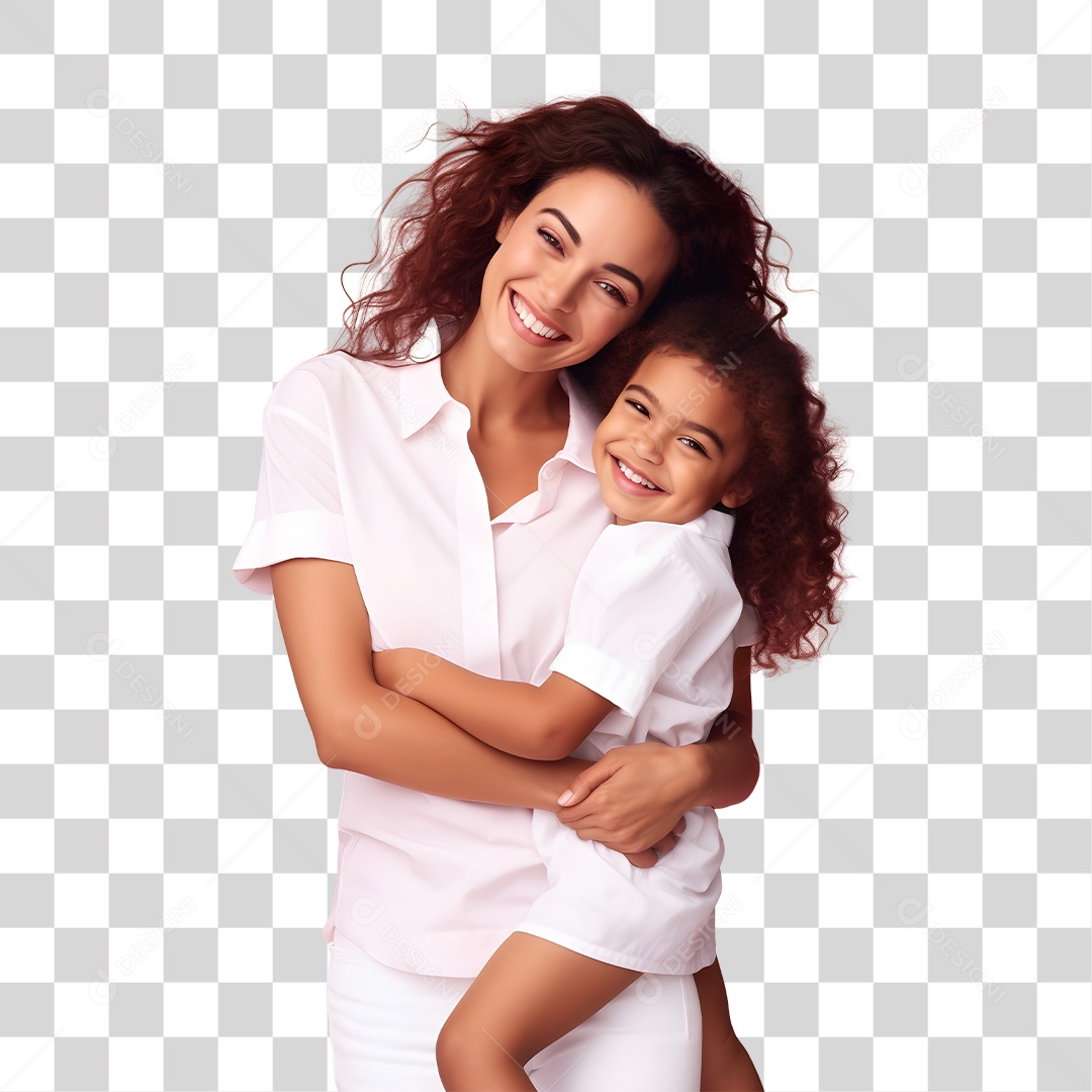 Mulher Ruiva Sorrindo Dia Das Mães PNG Transparente