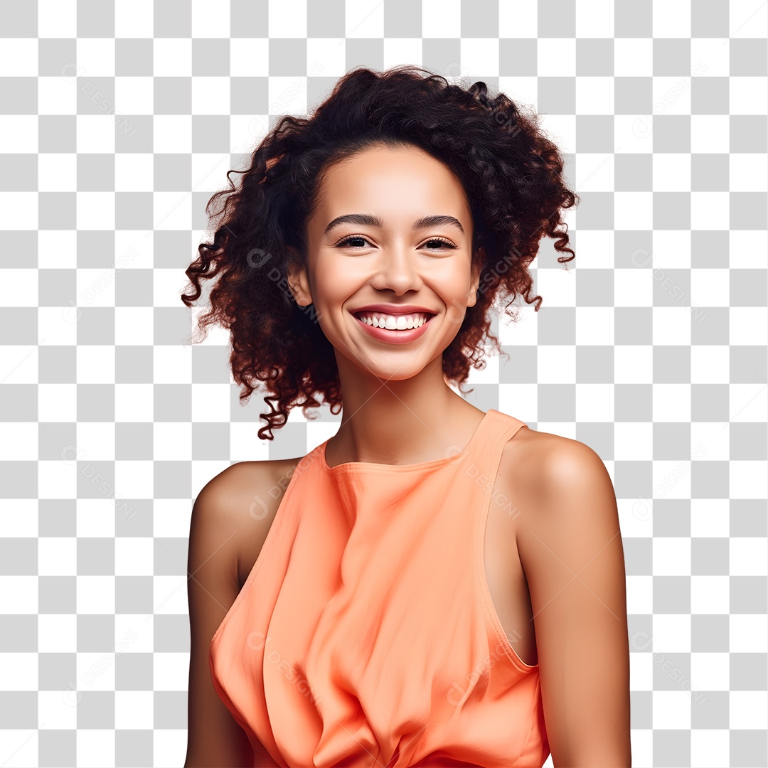 Black Woman Smiling Mother's Day Transparent PNG