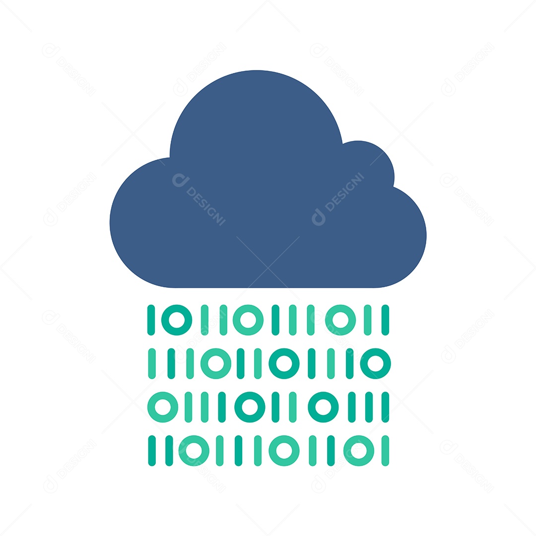 Computação Em Nuvem Prevenção De Perda De Dados Na Rede Vetor EPS