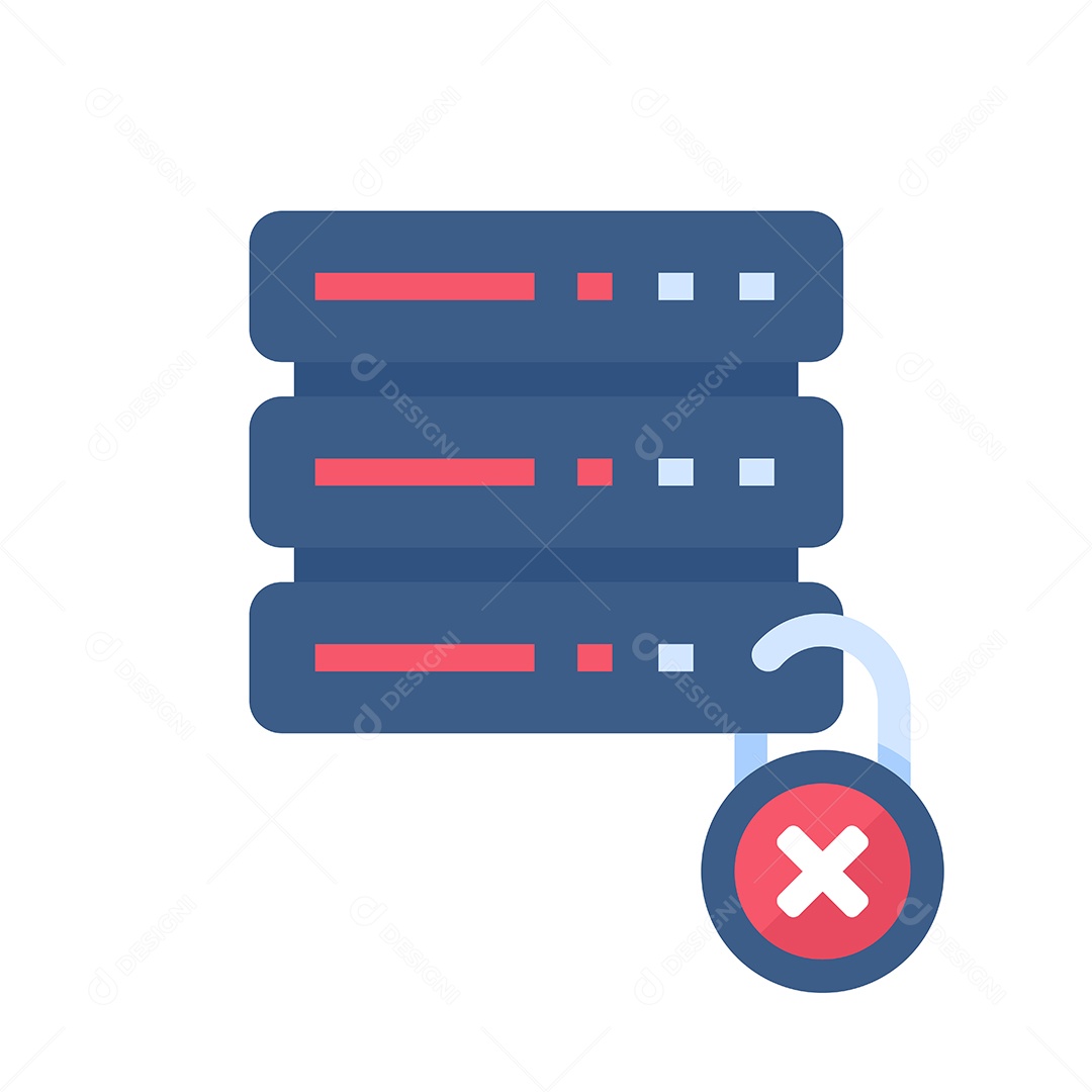 Servidores De Dados Desenho Vetor EPS