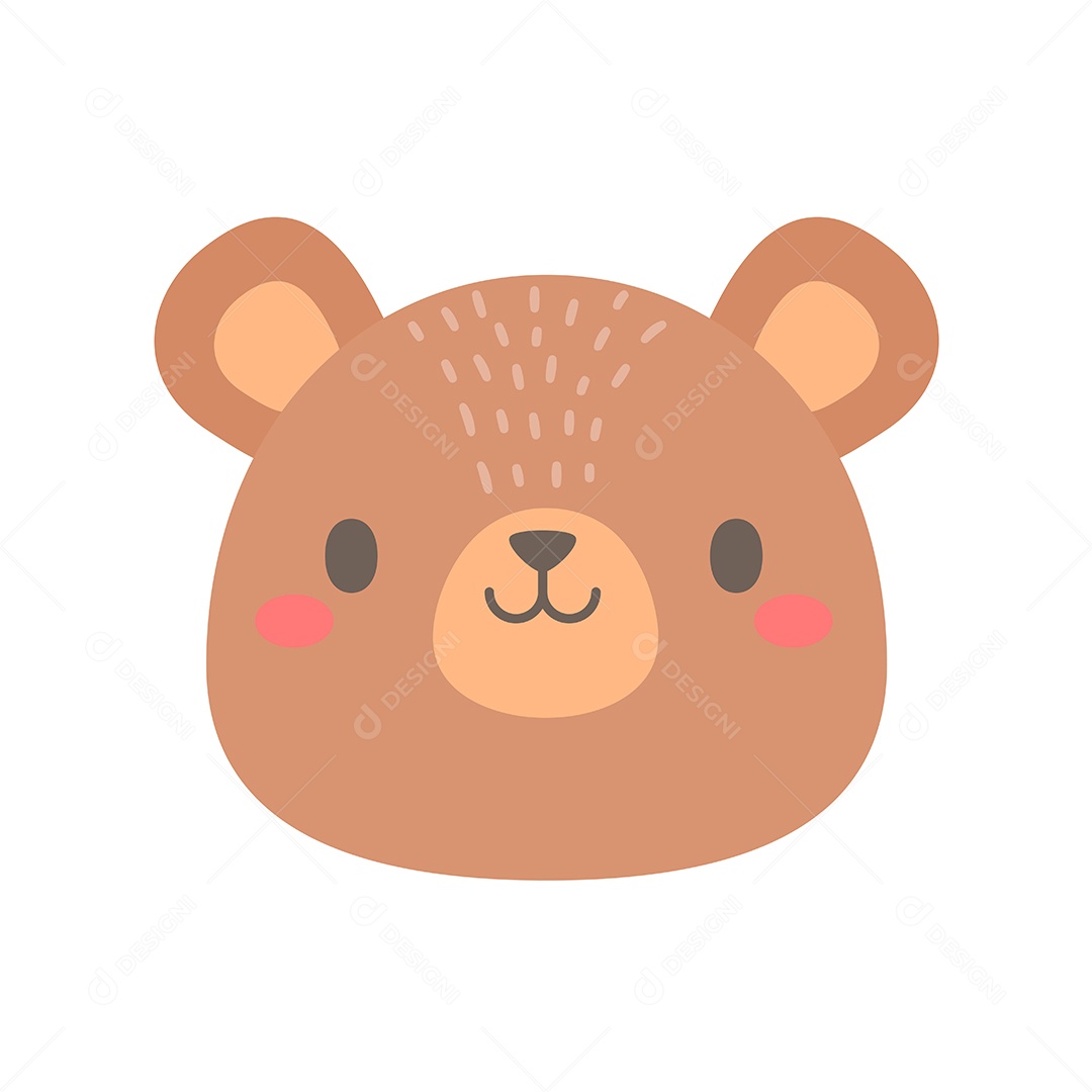 Desenho De Urso Animal Vetor EPS