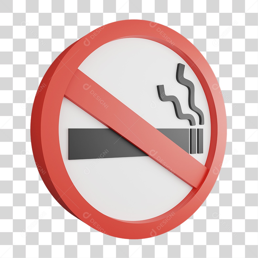 Placa de Aviso Proibido PNG Transparente