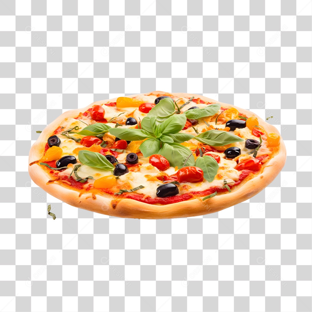 Deliciosa Pizza Tabua De Madeira PNG Transparente
