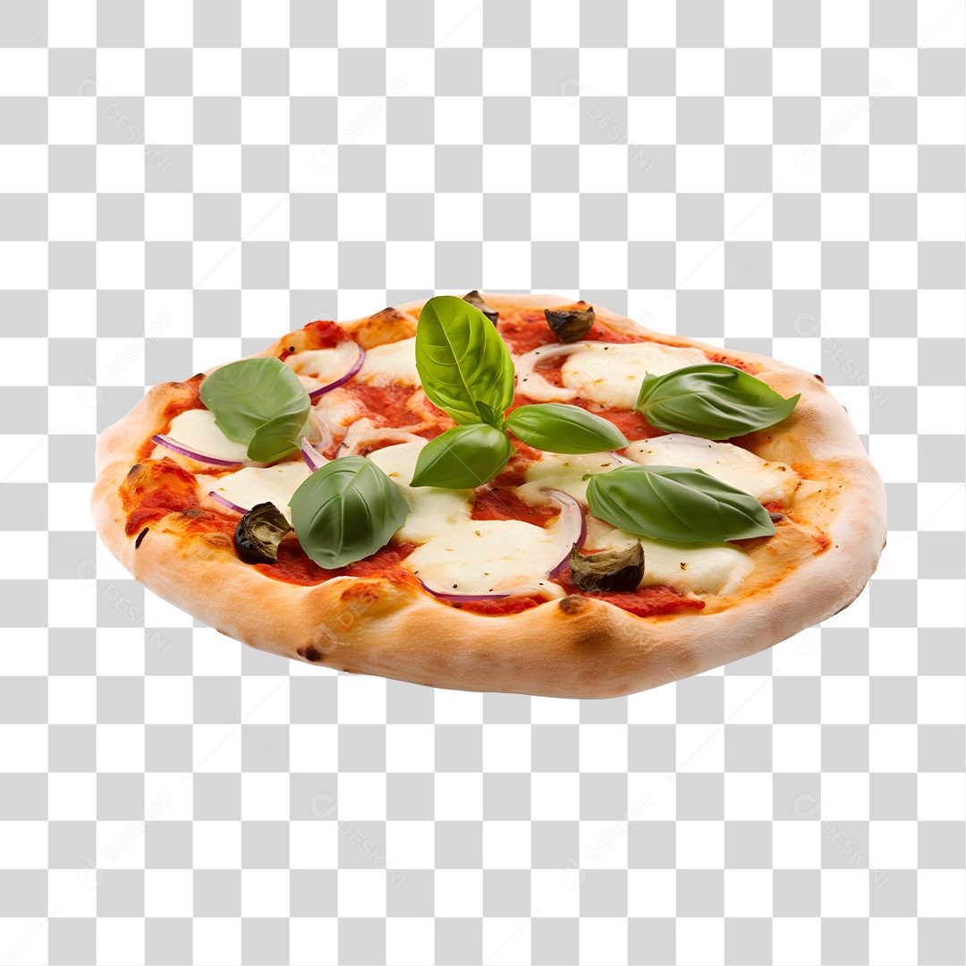 Deliciosa Pizza Tabua De Madeira PNG Transparente