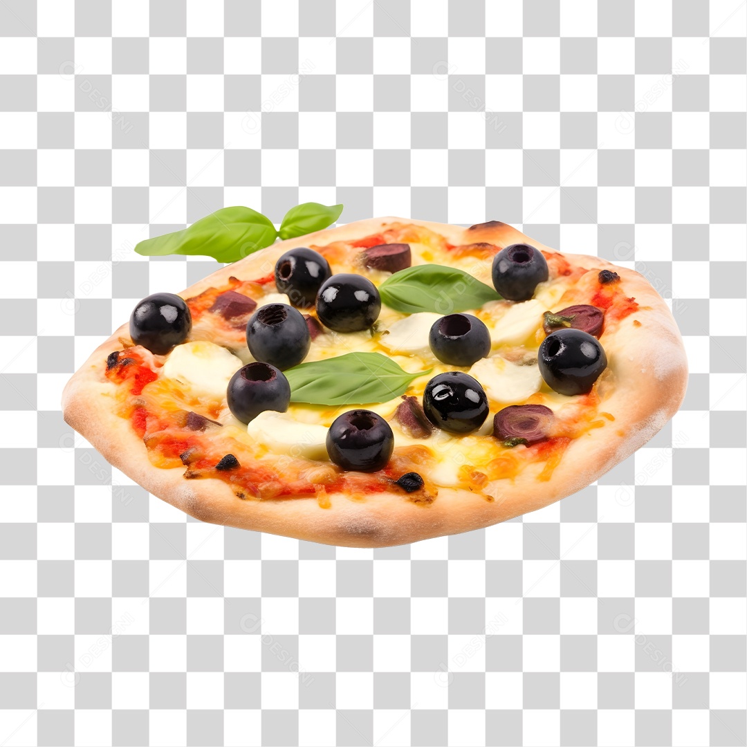Deliciosa Pizza Tabua De Madeira PNG Transparente