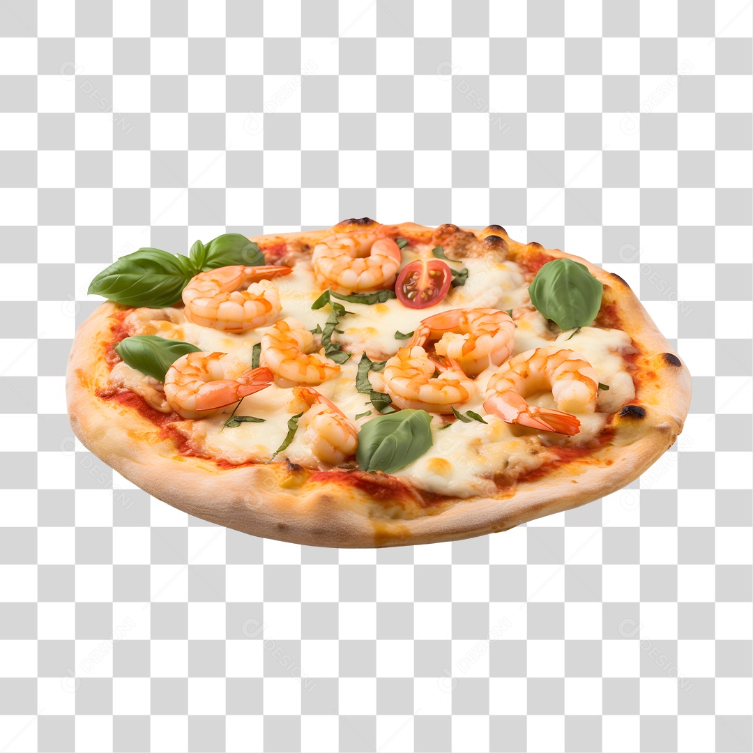 Delicious Pizza Wooden Board Transparent PNG