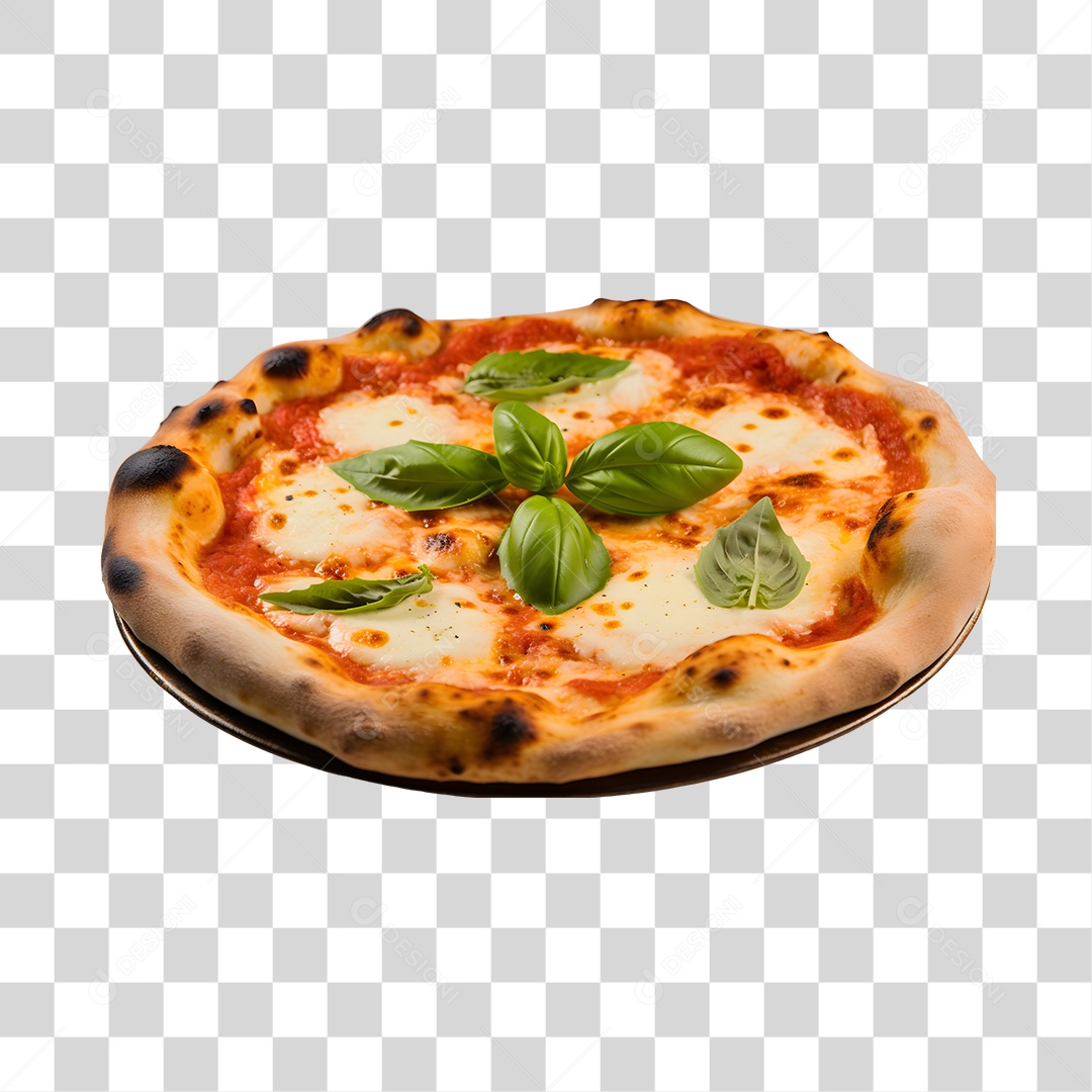 Deliciosa Pizza Tabua De Madeira PNG Transparente