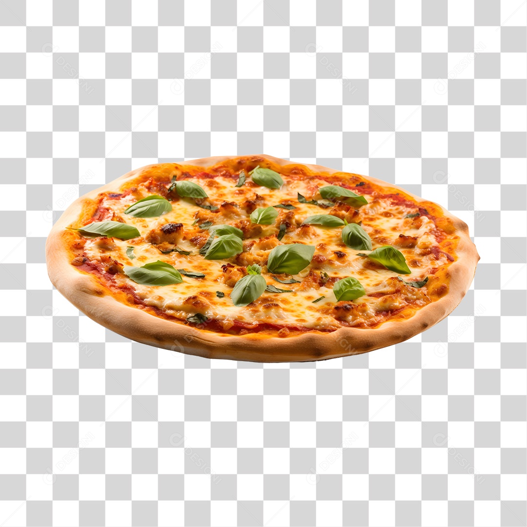 Deliciosa Pizza Tabua De Madeira PNG Transparente