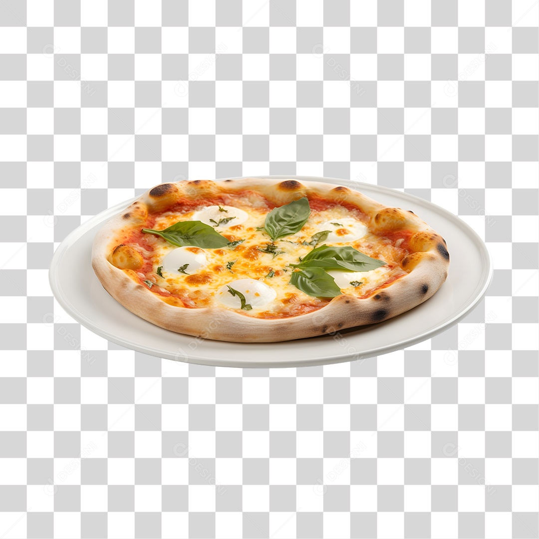 Deliciosa Pizza Tabua De Madeira PNG Transparente