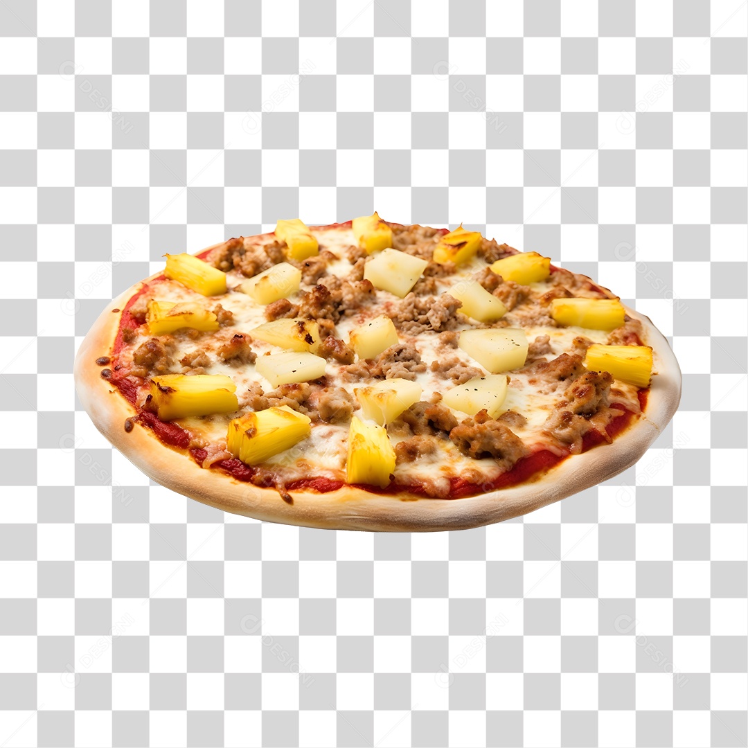Deliciosa Pizza Tabua De Madeira PNG Transparente