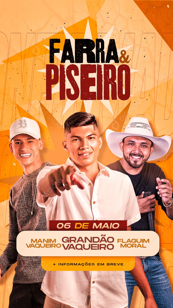 Story Flyer Farra e Piseiro Social Media PSD Editável