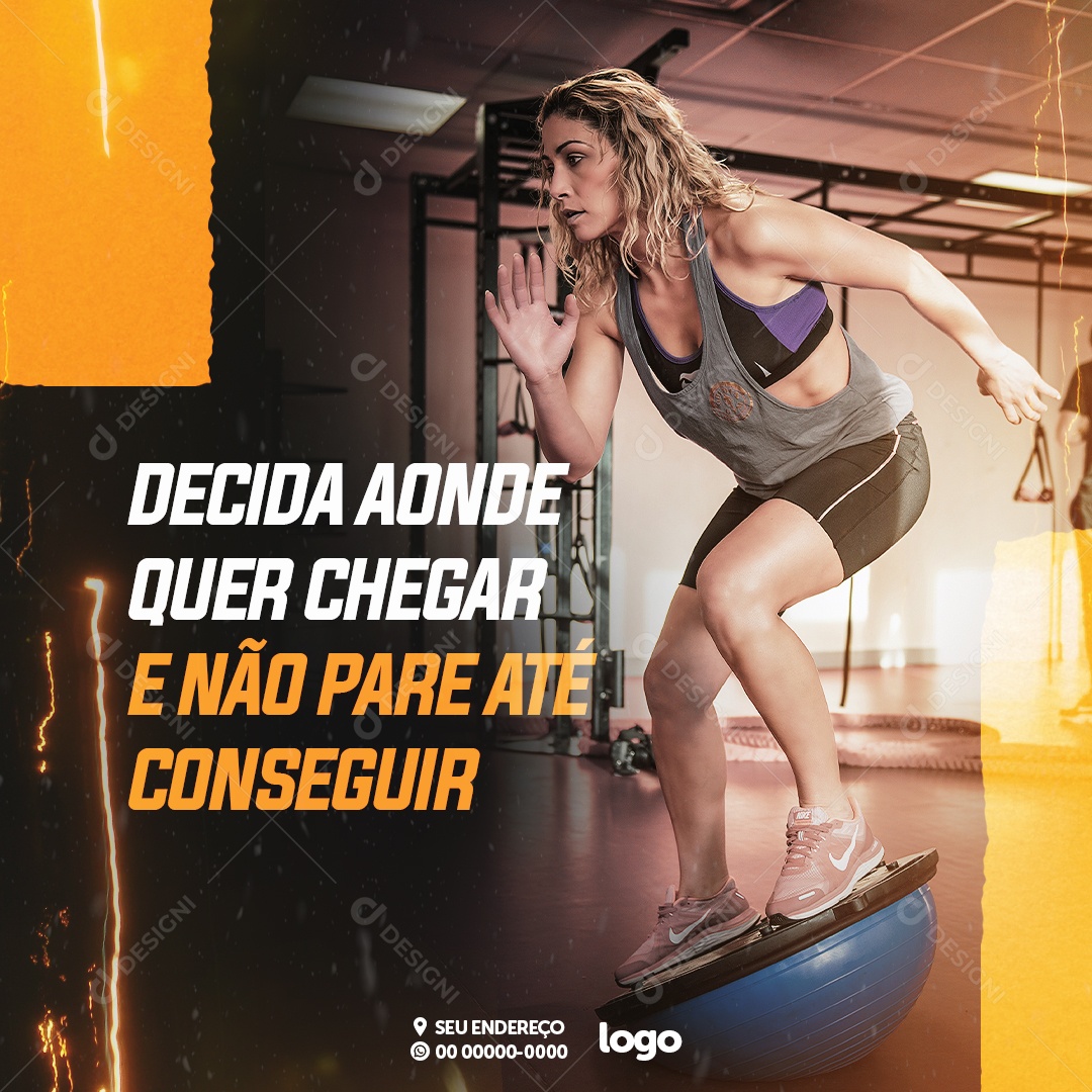 Social Media Academia Decida Onde Quer Chegar PSD Editavel