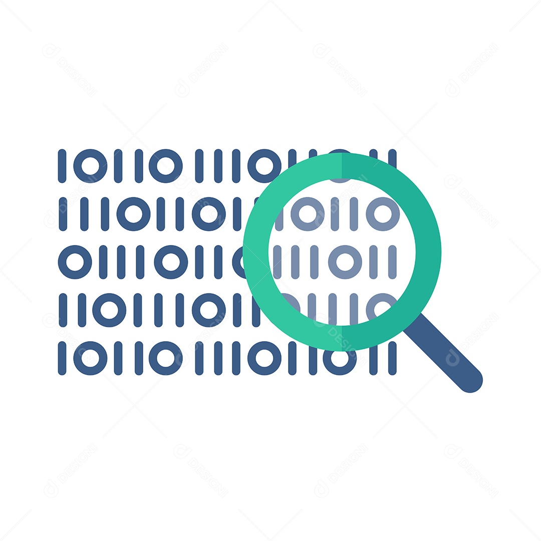 Lupa Para Pesquisar Na Internet Desenho Vetor EPS