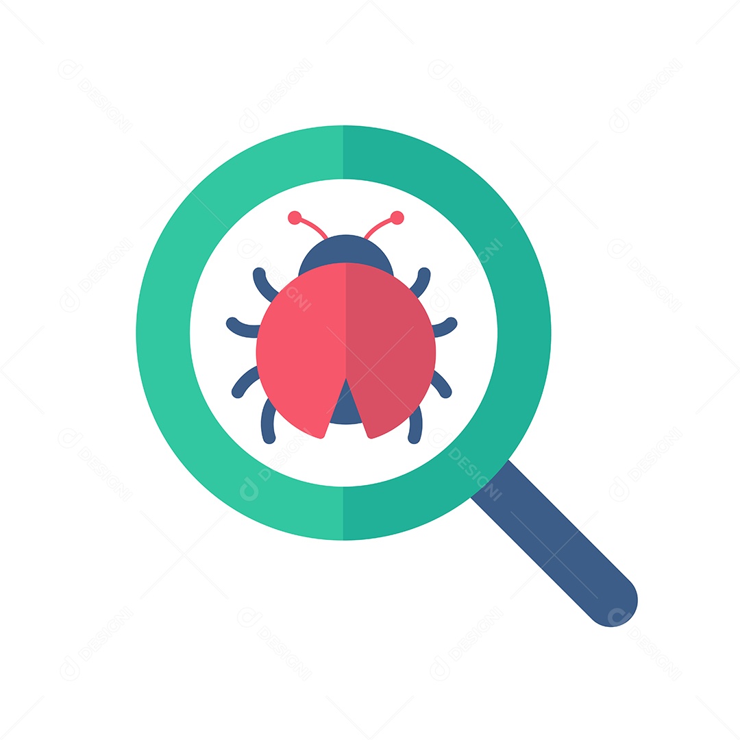 Lupa Para Pesquisar Na Internet Desenho Vetor EPS