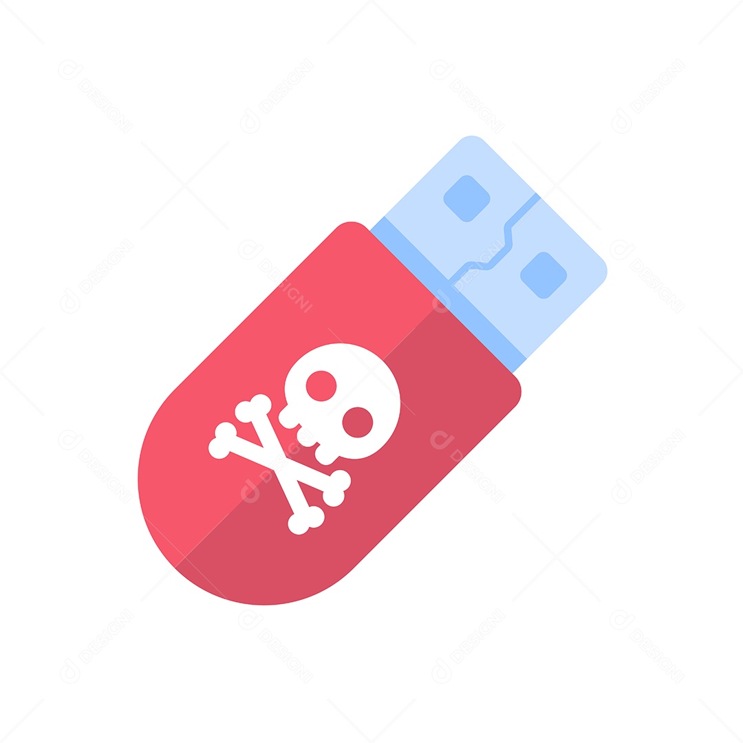 Proteção Contra Vírus De Computador De Hackers Desenho Vetor EPS