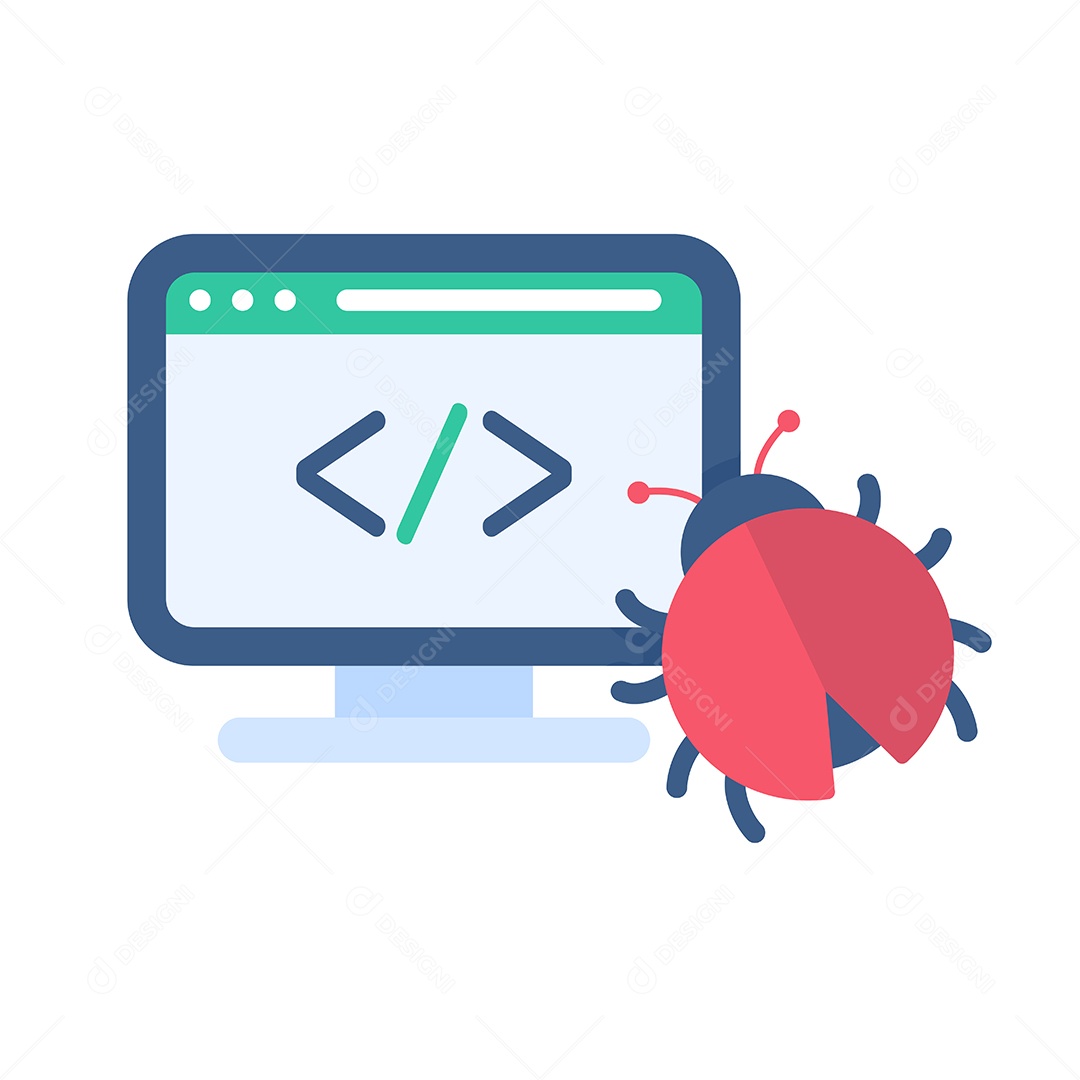 Proteção Contra Vírus De Computador De Hackers Desenho Vetor EPS