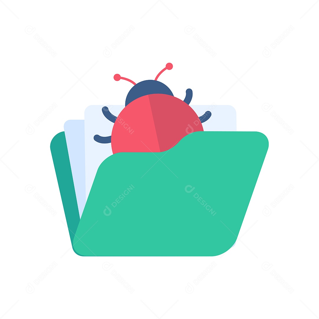 Proteção Contra Vírus De Computador De Hackers Desenho Vetor EPS