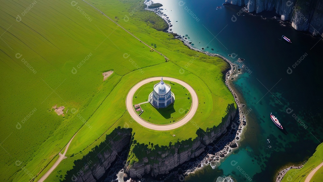 Imagem realista de montanhas.