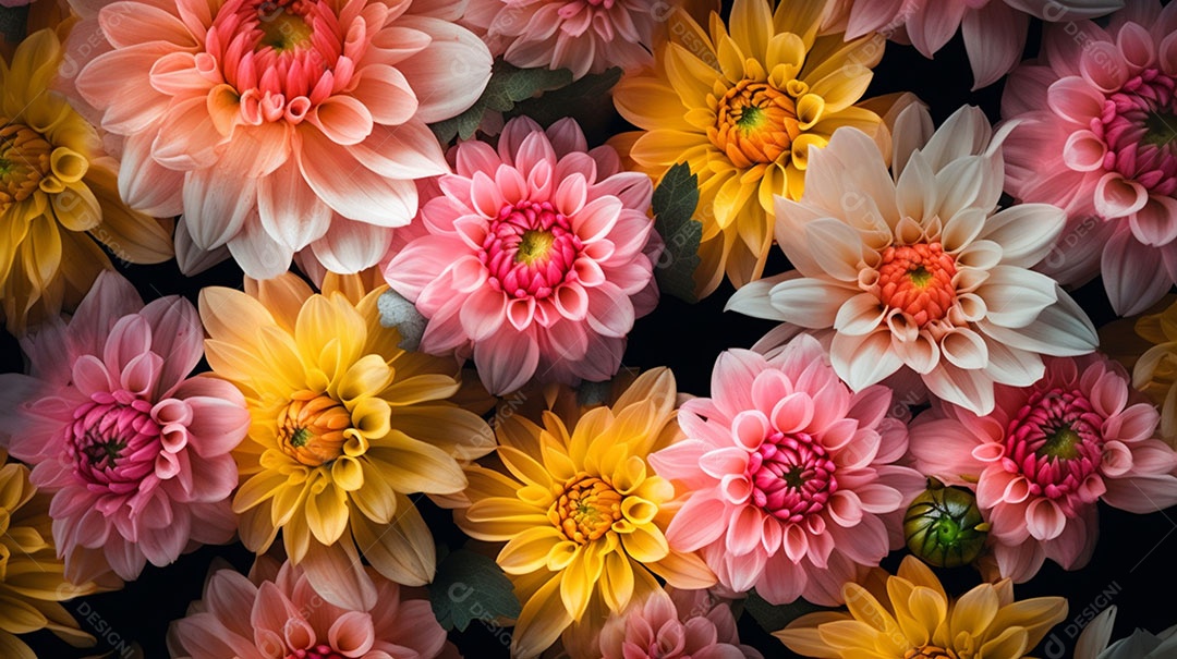 Textura de lindas flores