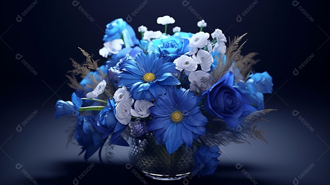 Lindas Flores sobre fundo isolado