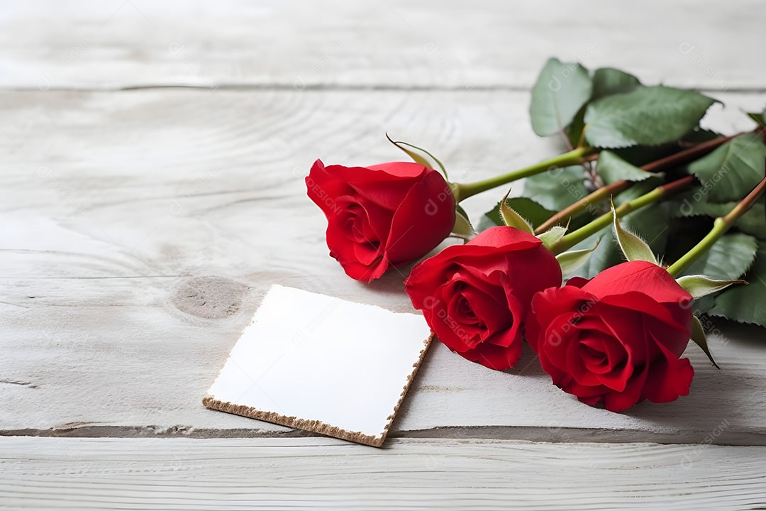 Linda flores sobre uma mesa de madeira