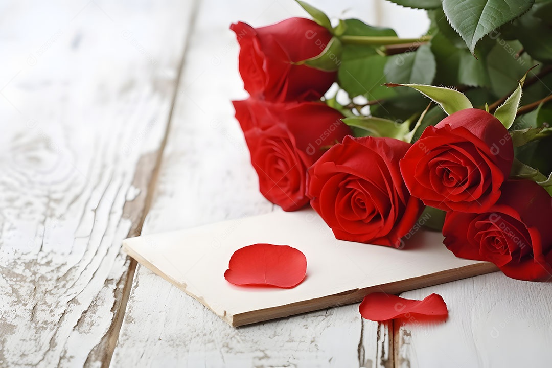 Linda flores sobre uma mesa de madeira