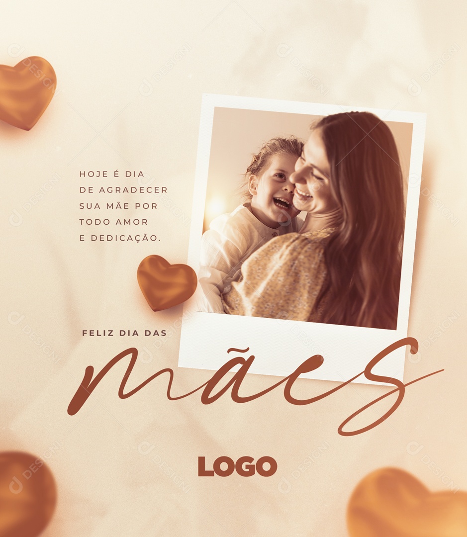 Feliz Dia Das Mães A Mulher Mais Guerreira PSD Editável Social Media